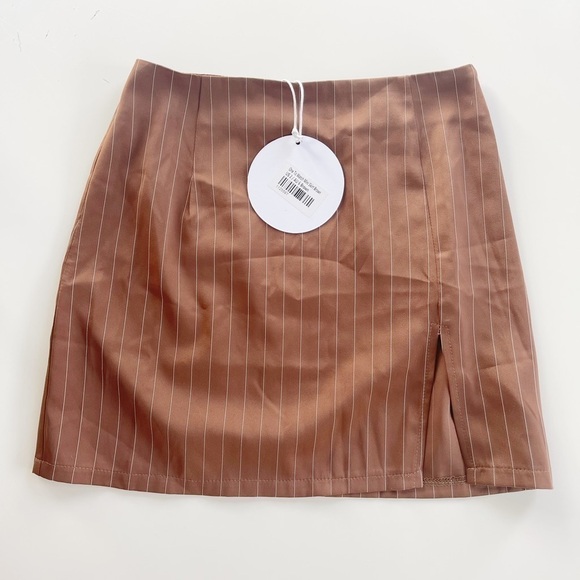 Princess Polly One to Watch Mini Skirt Brown - 2 - Picture 6 of 6